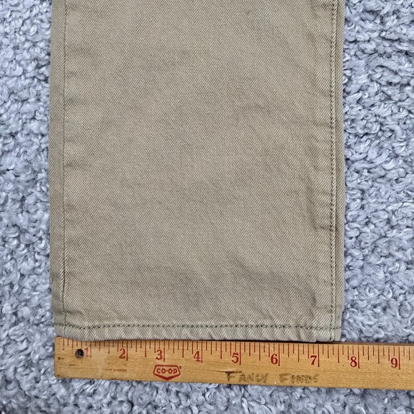 Levis 501 Men's Straight Leg Jeans Size 31x30 Brown Cotton Denim Classic Fit - Picture 16 of 16